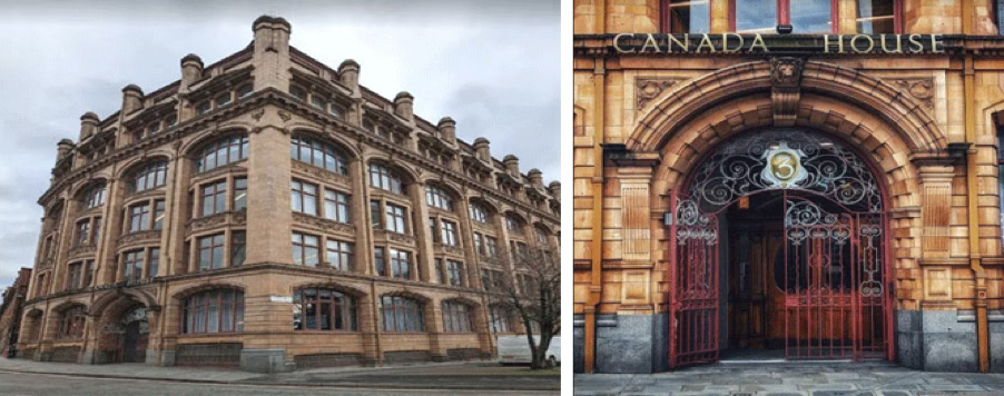 Image - Canada House Manchester.  Audit for Historic England Office